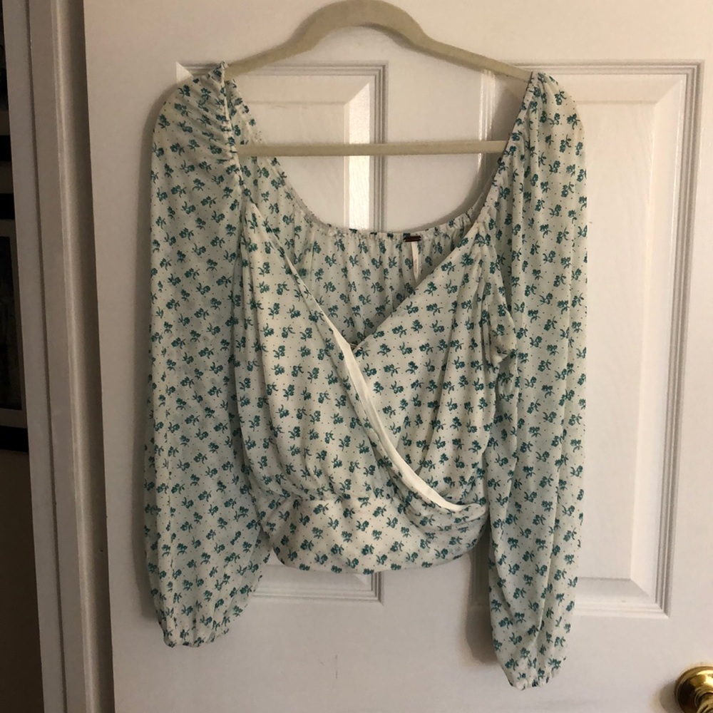 Free people cropped blouse